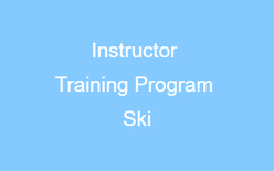 ITP Ski 12-17 year olds